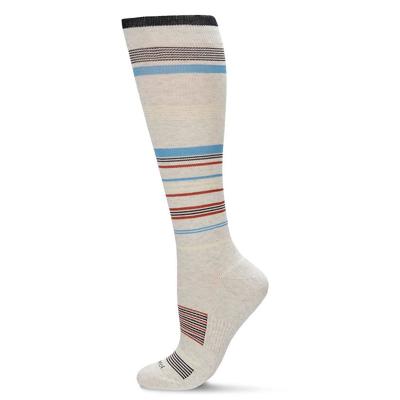 Athletic Ribbed Cotton Blend Knee High Sock