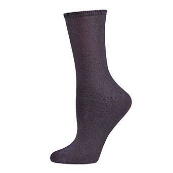 Women's Organic Cotton Basic Flat Knit Crew Sock