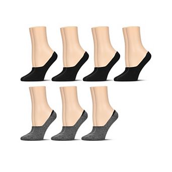 High-cut Cotton Blend Sneaker Liner 7 Pack