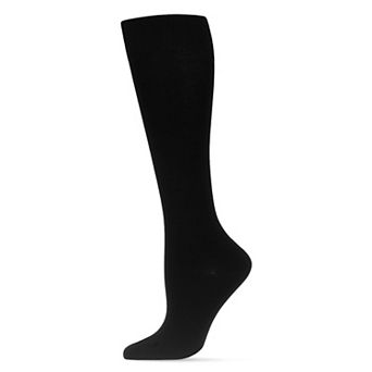 Women's Basic Mercerized Cotton Blend Knee High Socks