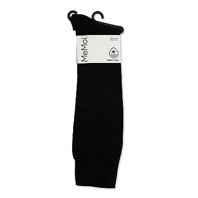 Women's Basic Mercerized Cotton Blend Knee High Socks