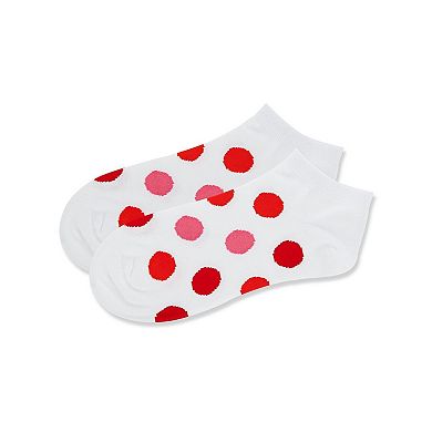 Polka Dance Soft-fit Cotton-rich Low Cut Women's Socks