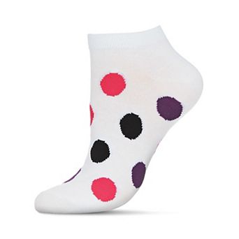 Polka Dance Soft-fit Cotton-rich Low Cut Women's Socks