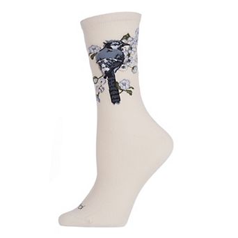Women's Blue Bird Limited Edition Cotton Blend Crew Sock