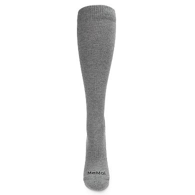 Classic Athletic Cushion Sole Knee High Cotton Blend 15-20mmHg Graduated Compression Socks