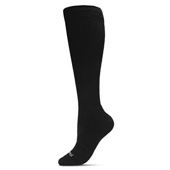 Classic Athletic Cushion Sole Knee High Cotton Blend 15-20mmHg Graduated Compression Socks