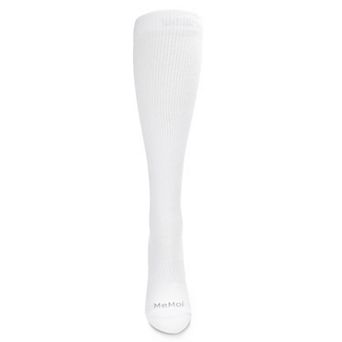 Classic Athletic Cushion Sole Knee High Cotton Blend 15-20mmHg Graduated Compression Socks