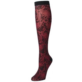 Raven Cotton Blend Knee High Sock