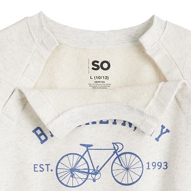 Girls 6-16 SO Adaptive Cropped Sweatshirt