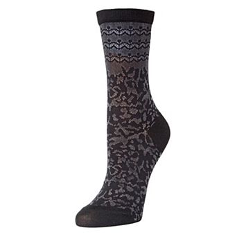 Natori Dainty Mix Cotton Blend Crew Socks