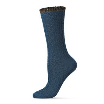 Speckled Colorblock Cotton Blend Crew Sock 2 Pair Pack