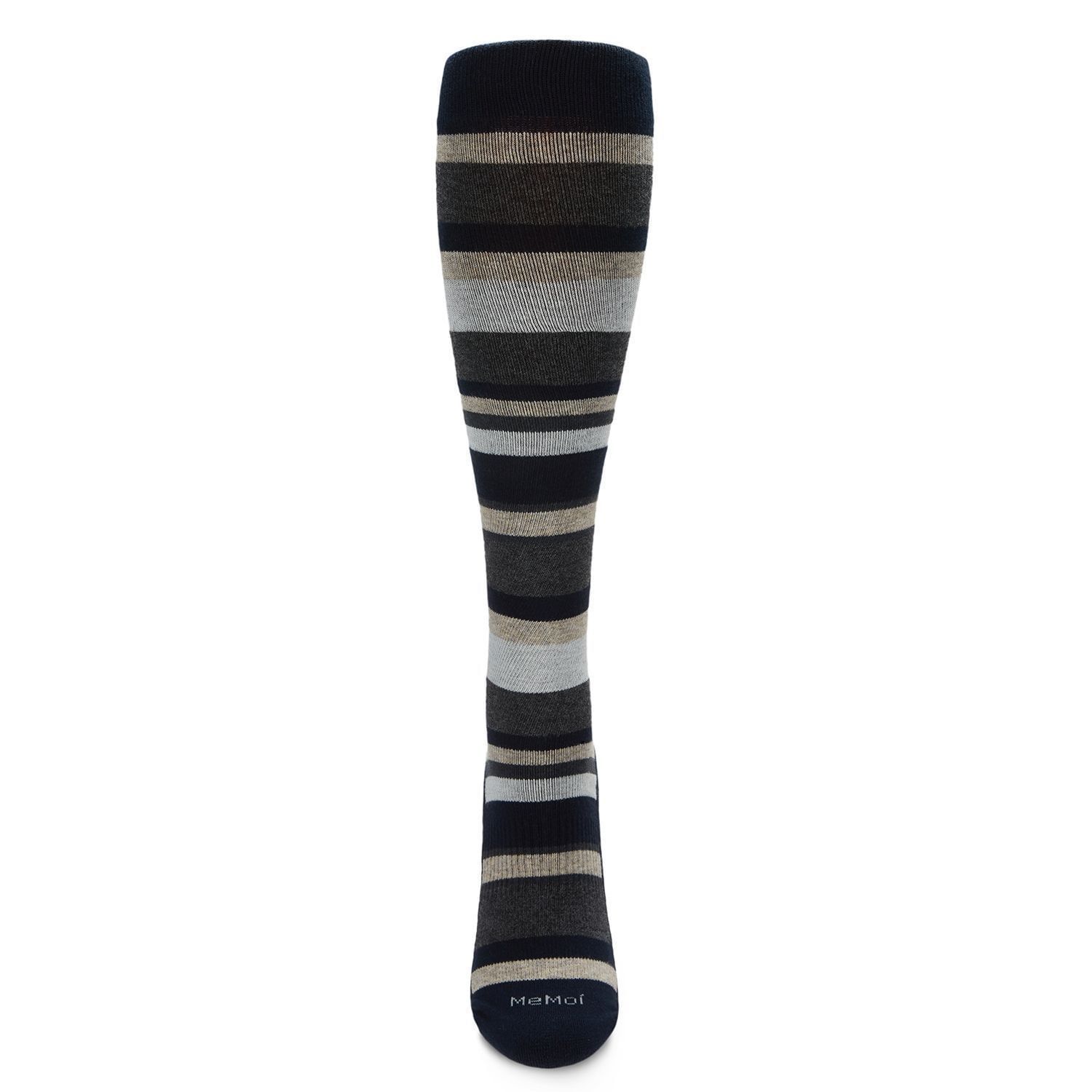 Athletic Ribbed Cotton Blend Knee High Sock