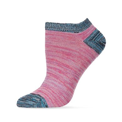 Color Blend Soft-Fit Cotton-Rich Low Cut Socks