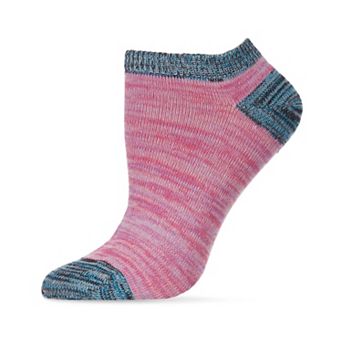Color Blend Soft-Fit Cotton-Rich Low Cut Socks