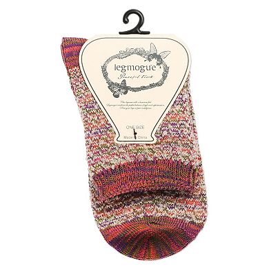 Women's Colorswash Soft-Fit Cotton-Rich Crew Sock