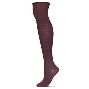 Women's Textured Tone Over The Knee Cotton Blend Warm Sock