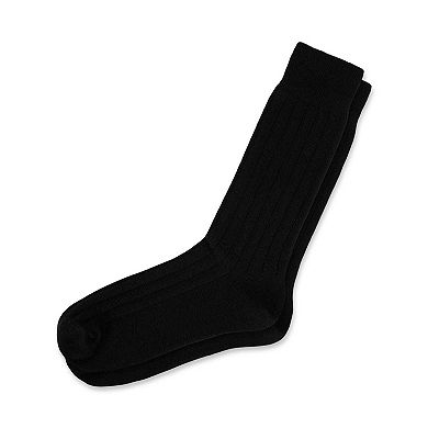 Ribbed Extra Wear Cotton Blend Men's Socks 3-Pack