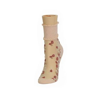 Garden Splash Women's Cotton Blend Ankle Socks