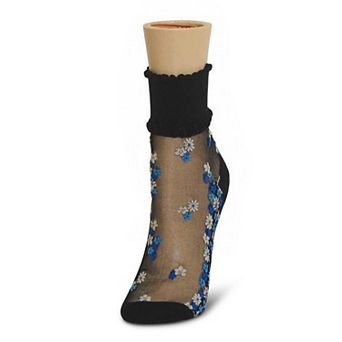 Garden Splash Women's Cotton Blend Ankle Socks