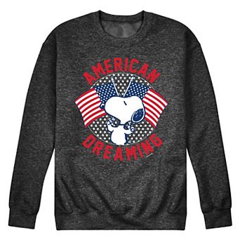 Men's Peanuts American Dreaming Fleece Sweatshirt