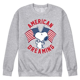 Men's Peanuts American Dreaming Fleece Sweatshirt