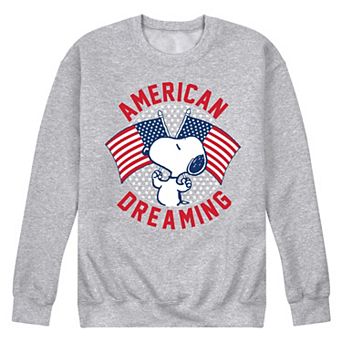 Men's Peanuts American Dreaming Fleece Sweatshirt