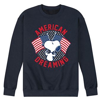 Men's Peanuts American Dreaming Fleece Sweatshirt