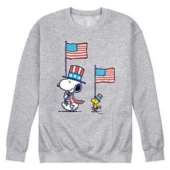 Men's Peanuts Snoopy Woodstock March Fleece Sweatshirt