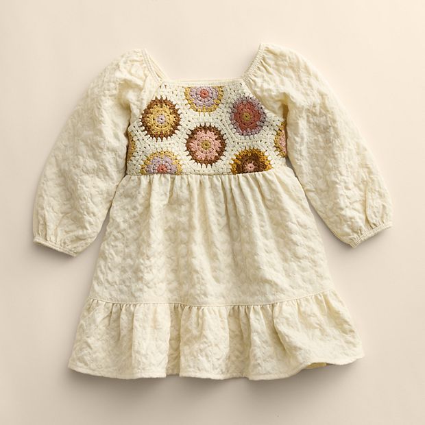 Baby & Toddler Girl Little Co. by Lauren Conrad Long Sleeve Peasant Dress