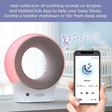 Hubble Connected Eclipse Smart Wi-Fi Audio Monitor and Soother Machine