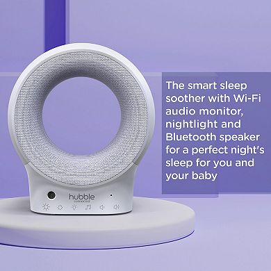 Hubble Connected Eclipse Smart Wi-Fi Audio Monitor and Soother Machine