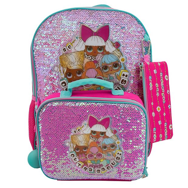 5 Piece L.O.L. Surprise Backpack Set