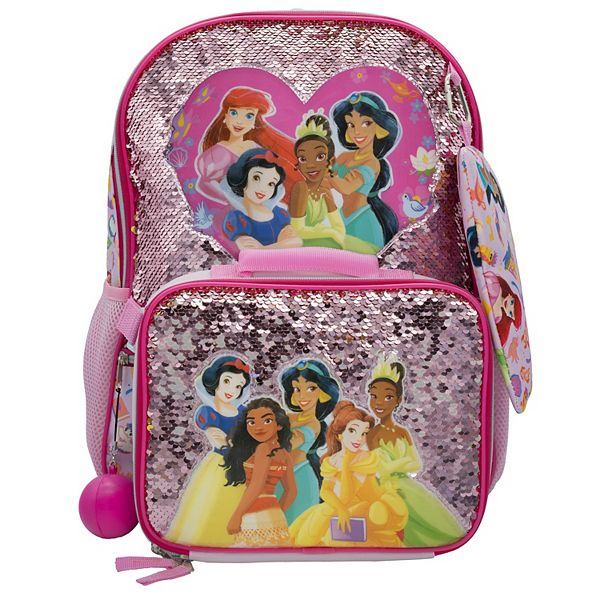 Disney's Princesses 5-Piece Backpack Set - Multi