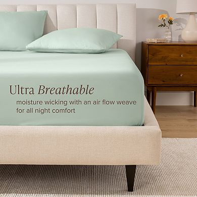 100% Organic Cotton Percale Fitted Sheet