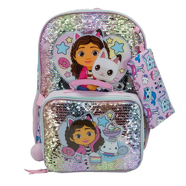 5Piece Gabby's Dollhouse Backpack Set Multi BrickSeek