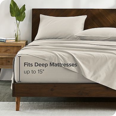 100% Organic Cotton Percale Sheet Set