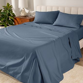 Bare Home 100% Organic Cotton Percale Sheet Set