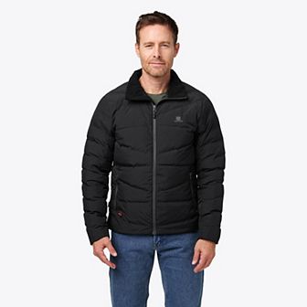 Men's Mobile Warming Crest Natural Down Heated Jacket