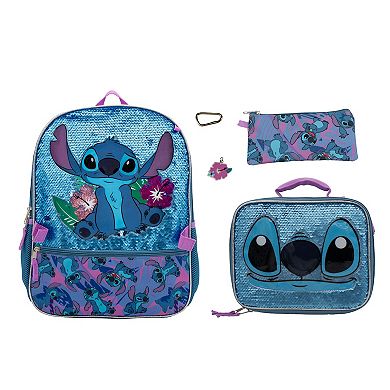 Disney's Lilo & Stitch 5-Piece Stitch Backpack Set