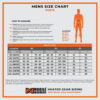 Men's Mobile Warming Merino Heated Baselayer Pant
