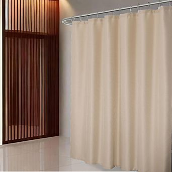 Dainty Home Hotel Collection Heavy Duty Waffle Weave Fabric Shower Curtain