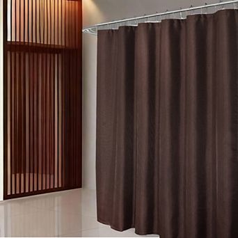 Dainty Home Hotel Collection Heavy Duty Waffle Weave Fabric Shower Curtain