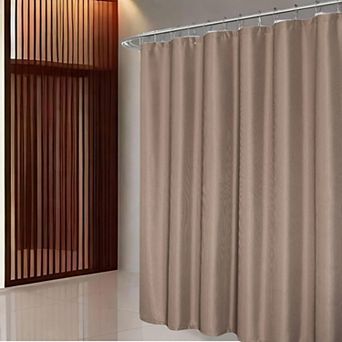 Dainty Home Hotel Collection Heavy Duty Waffle Weave Fabric Shower Curtain