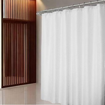 Dainty Home Hotel Collection Heavy Duty Waffle Weave Fabric Shower Curtain
