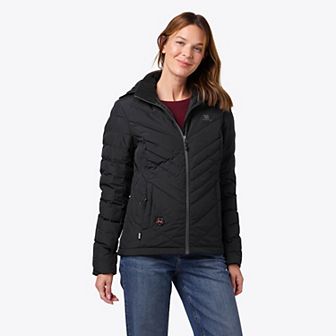 Women's Mobile Warming Crest Natural Down Heated Jacket
