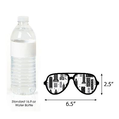 Big Dot Of Happiness Nighttime City Skyline Glasses - Paper Party Photo ...