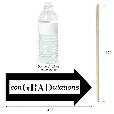 Big Dot Of Happiness Funny Graduation Cheers - Graduation Party Photo Booth Props Kit - 10 Pc
