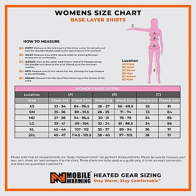 Women's Mobile Warming Merino Heated Baselayer Shirt
