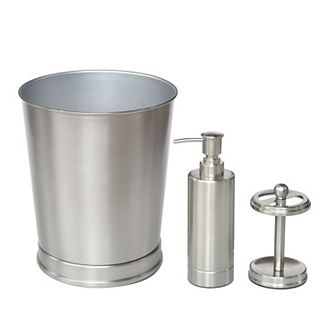 Sonoma Goods for Life® Structure Brushed Nickel 3 pc Bath Accessories Set