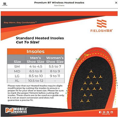 Unisex Mobile Warming Standard Heated Insoles